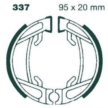 Brake Shoes 1984 Honda PX50 Ebc H337