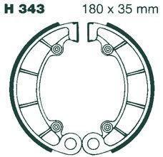 Rear Drum Brake Shoes 84-14 Honda Nighthawk Pacific Coast Fourtrax Foreman Magna Shadow H343