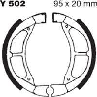 Brake Shoes Ebc S502 Y502 VB226