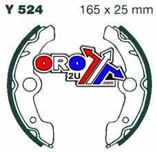Brake Shoes Set 89-00 Yamaha ATV Yfm 350 400 524 AT-05053