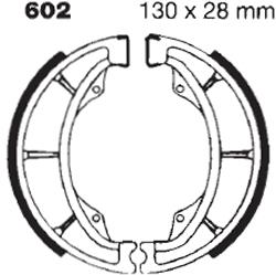 Brake Shoes S602 DS093