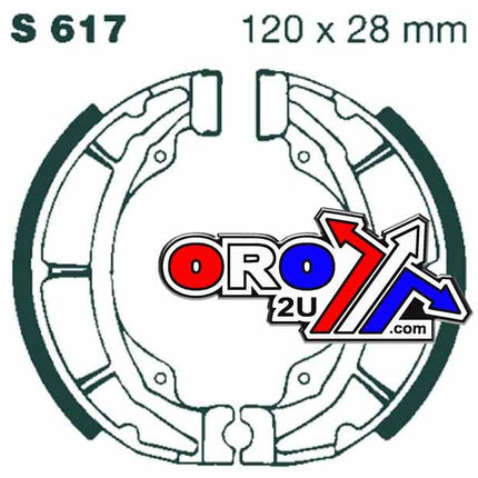Brake Shoes Suzuki Ebc 617
