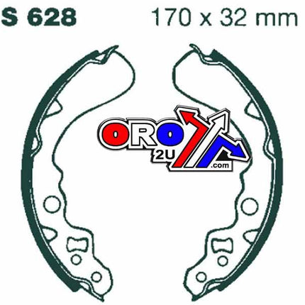 Brake Shoes Kawasaki Suzuki Ebc S628