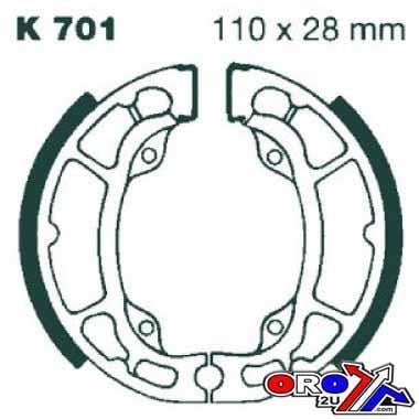 Brake Shoes 1979-1983 Kawasaki KX80 K701