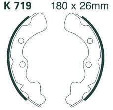 Brake Shoes Kawasaki Kaf 450 540 620 950 Ebc K719
