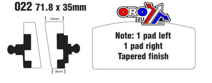 Brake Pads Semi-metal Ebc FA022