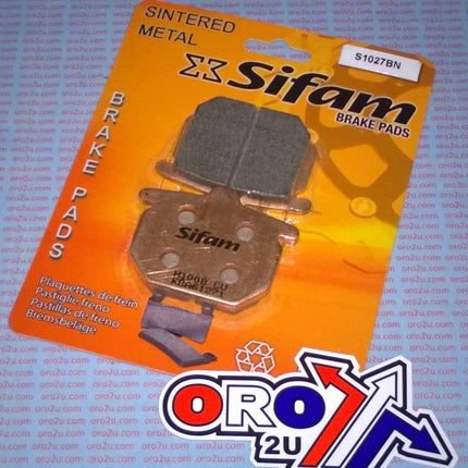 Brake Pads Sintered Metal 11mm, Sifam S1027BN, Gold