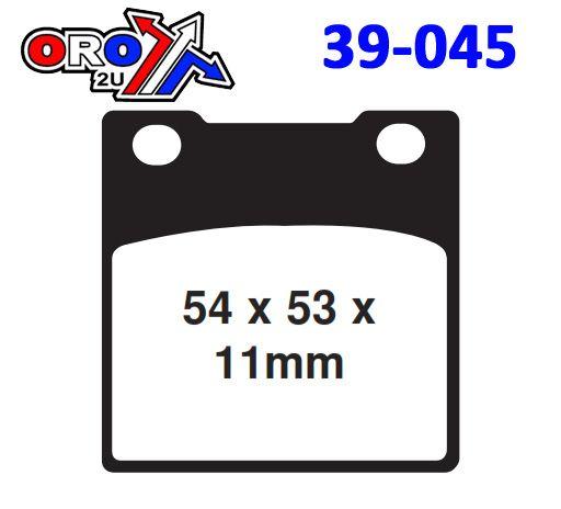 Brake Pads Std VD117 Vesrah S1020N, 1001170, FA045