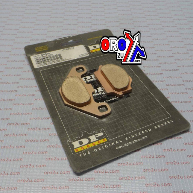 Brake Pads Sintered Dp Brakes, DP310 Hard 41-310.H.DP, 39-067