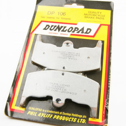 Brake Pads Sintered Dp Brakes, DP106 Premium 41-106.H.DP, 39-080