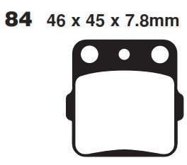 Brake Pads Std Ebc FA084TT