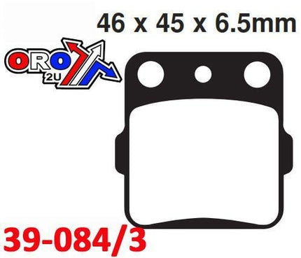 Brake Pads Std Moto-master, Semi-metallic Std 091011