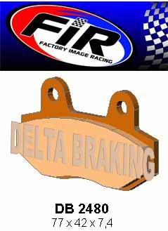 Brake Pads Sintered Metal Hs, Or-d Extreme High Friction, DB2480.OR-N, BP048T05B DB2480