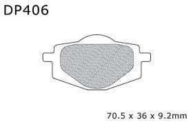 BRAKE PADS DP BRAKES HARD, DP406 BRAKES Premium Sintered