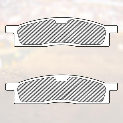 Brake Pads Sintered RC-1, Renthal BP-109, 41-408.H.REN, 39-119 BP109 Works