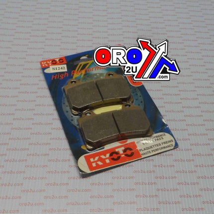 Brake Pads Disc Semi-metal, Kyoto S1242 (ebc FA123)
