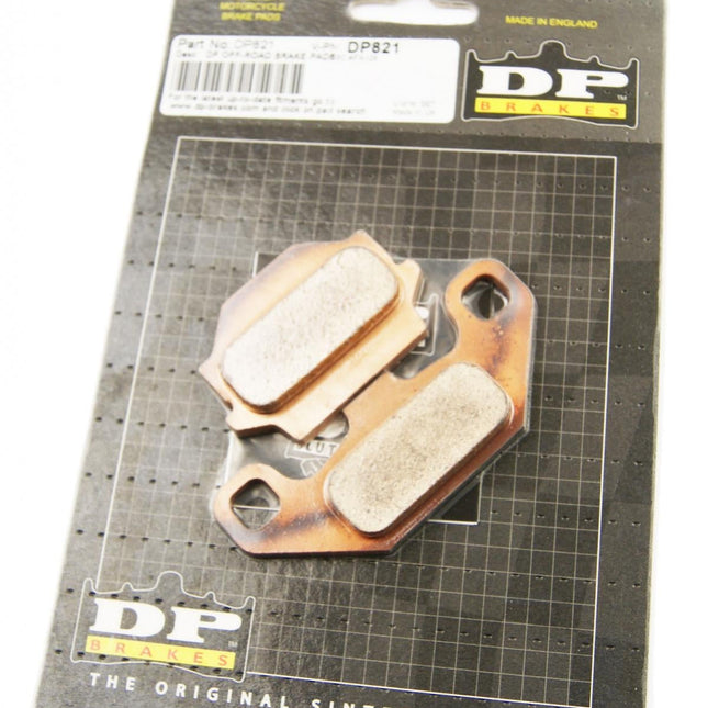 Brake Pads Sintered Dp Brakes, DP821 Premium 41-821.H.DP, 39-128