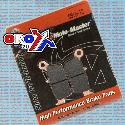 Brake Pads Sintered Racing, Moto-master 091812 41-815.H.MM, 39-131
