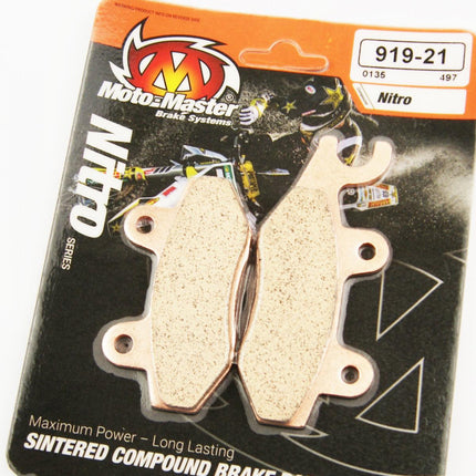 Brake Pads Sintered Nitro, Moto-master 091921, 39-135