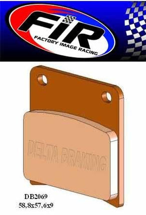 Brake Pads Semi-metallic Sm DB2069 Sm, BP133SM0F VD345