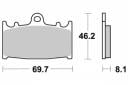Brake Pads Sintered Metal, Sifam S1032N