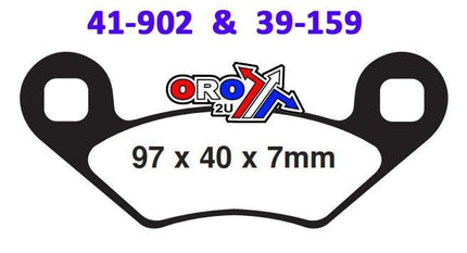 Brake Pads Sintered Nitro, Moto-master 097021, 39-159, 41-902.H.NITRO