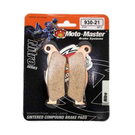 Brake Pads Sintered Nitro, Moto-master 093021, 39-181