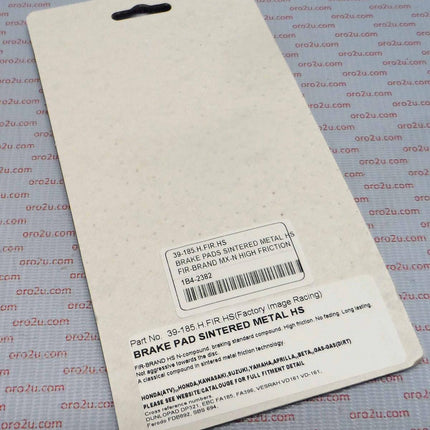 Brake Pads Sintered Metal Hs, Mx-n High Friction, DB2230-N, 39-185.H.ORO