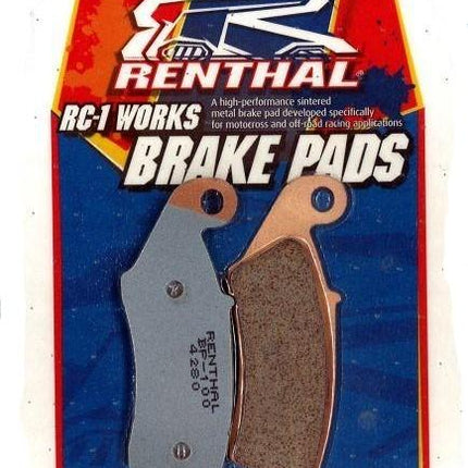 Brake Pads Sintered RC-1, Renthal BP-100, BP100 Works