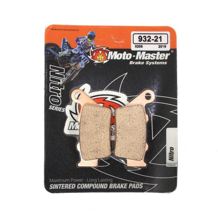 Brake Pads Sintered Nitro, Moto-master 093221, 39-208