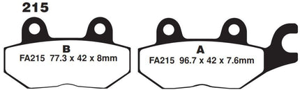 Brake Pads Triumph Hinckley Ebc FA215