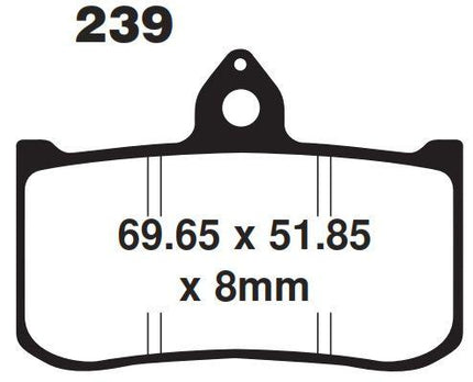 Brake Pads Honda Ebc FA239