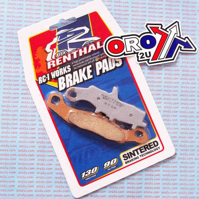 Brake Pads Sintered RC-1, Renthal BP-105, 41-326.H.REN, 39-258 BP105 Works