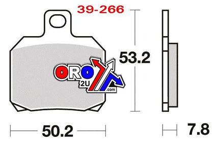 Brake Pads Sintered Metal, Sifam S1110N (FA266)