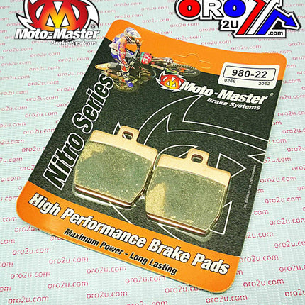 Brake Pads Sintered Nitro, Moto-master 098022, 39-268