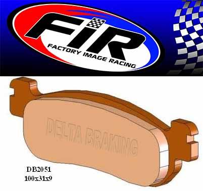 Brake Pads Mineral Organic M Kawasaki KXT250 2008-2017 R 225100420 225102663 225102660 FA275