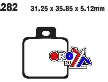 Brake Pads Sintered Metal Ebc FA282R