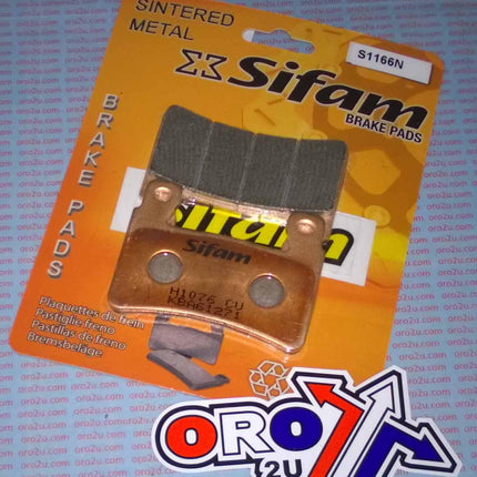 Brake Pads Sintered Metal, Sifam S1166N Gold