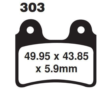 Brake Pads Std Ebc FA303TT