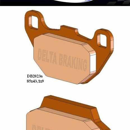 Brake Pads Semi-metallic Sm DB2023 Sm, BP091SM0F