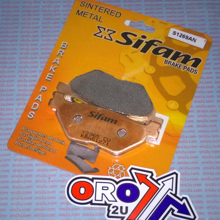 Brake Pads Disc Sintered Metal, Sifam S1269AN (FA319/2) Thickness 9.50mm, 39-319/2 FA319/2