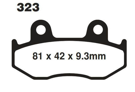 Brake Pads Semi-metal Yam/suz, Moto-master 095811