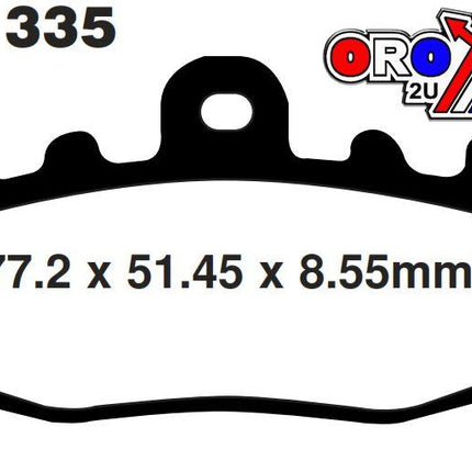 Brake Pads Sintered Metal, Sifam S9000N (FA335HH)