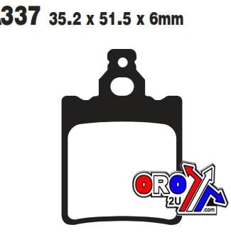 Brake Pads Std Kevlar Organic Ebc FA337TT
