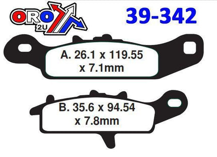 Brake Pads Sintered Dp Brakes, DP929 Premium 41-929.H.DP