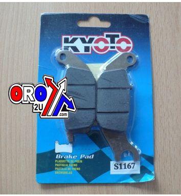 Brake Pads Std Semi-metal, Kyoto S1167 (ebc FA343) Black