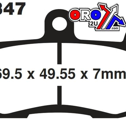 Brake Pads Disc Sintered Metal, Sifam S1443N (FA347)