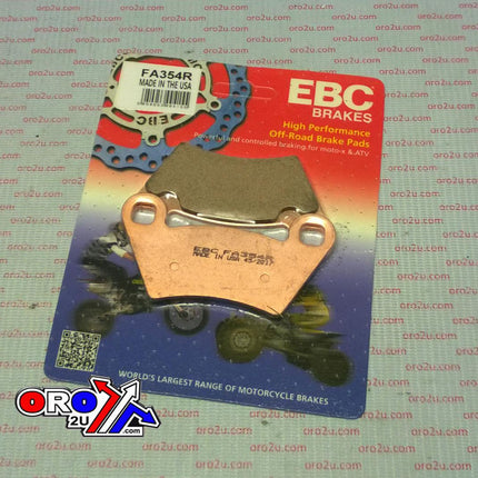 Brake Pads Sintered FA354R Ebc, Polaris 1910514, 2202413, 39-354