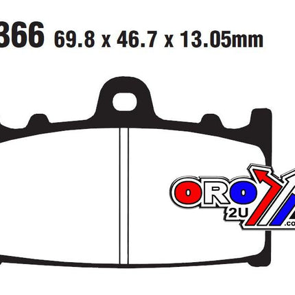 Brake Pads Disc Suz Sintered, Ebc FA366HH
