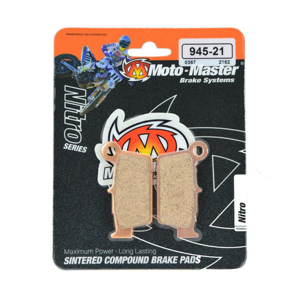 Brake Pads Sintered Nitro, Moto-master 094521, 39-367, 41-940.H.NITRO